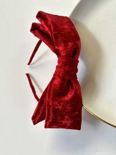 Tiara Luxo Gabi (Laço Chanel em Veludo)