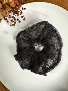 Scrunchies tule de poa