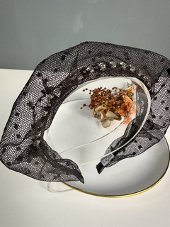 Tiara de Tule com strass - comprar online