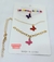 Collar mariposa x3