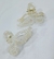 Broches con perlas forma mariposa