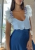Charreteras plumas Celeste