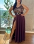 Falda de Lycra Marron Oscuro - comprar online