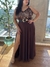 Falda de Lycra Marron Oscuro en internet