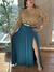 Falda de Lycra Verde Petroleo - comprar online