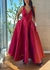 Vestido Shamtung Bordó