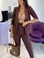 Blazer Lie Marron