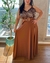 Falda de lycra Marron