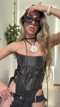 Ahuic Black necklace - Hey.blackk