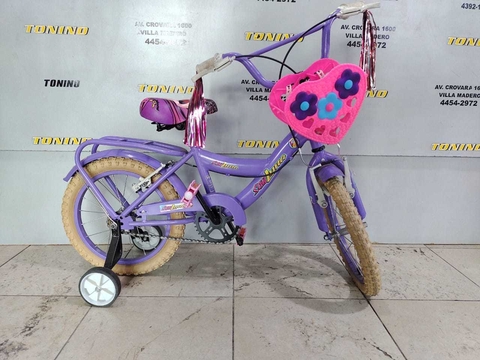 Rodado 16 Nena Full solo color violeta