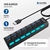 Hub USB Multiplicador 7 Puertos USB 2.0 Switch On/Off (S) en internet
