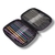 Set de 22 Agujas de Crochet Multicolor de Aluminio con Estuche (S) - Tecno Importaciones