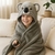 Manta Flannel Infantil Con Capucha 80X80Cm (S)