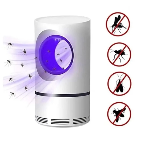 Lámpara Chica Mata Mosquitos USB Trampa Y Ventilador De Succión (S)