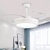 Ventilador Techo Retráctil Luz Control Remoto 4 Palas 3 Tipos de Luz (S) - comprar online