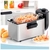 Freidora Eléctrica Con Aceite Hytoshy Pa-800 3,5L 2000W (S)