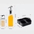 Imagen de Set 4x Condimenteros Vidrio con Soporte Aceite Vinagre Sal y Pimienta 200ml (S)