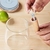 Taza Mezcladora De Vidrio 400Ml Recargable Diseño Estilo Madera (S) - Tecno Importaciones