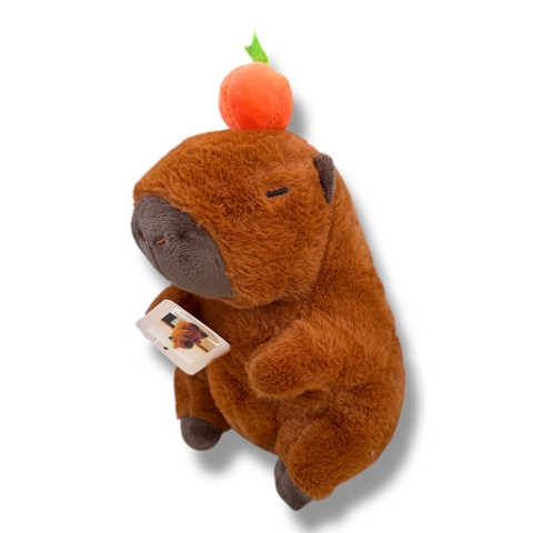Peluche Capibara Con Naranja (S) - comprar online