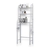 Mueble Organizador Baño Blanco Tres Niveles para Sobre Inodoro (S) en internet