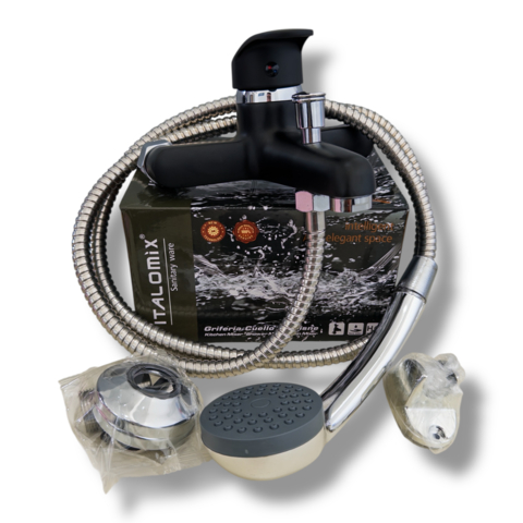Set De Ducha Monocomando Con Transferencia Y Flexible 1,5M Mod 8819 (S) - comprar online
