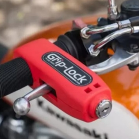 Candado Bloqueo de Manillar Acelerador y Palanca de Freno Motocicleta Antirrobo (S)