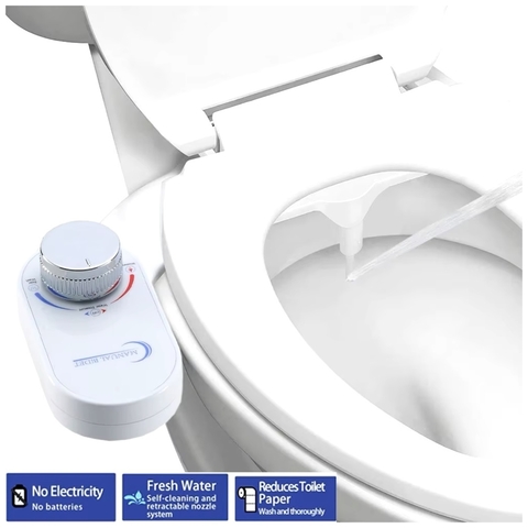 Bidet No Eléctrico Con Boquilla Autolimpiante Y Control De Presión (S)