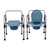 Silla De Baño Plegable Aluminio Para Ancianos Con Cubo Y Cojín (S) - comprar online