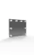 Espejo Frameless de 62x51cm con 8 lamparas