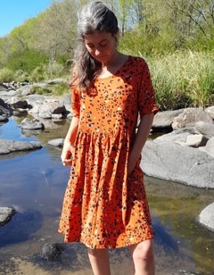 Vestido Miel Naranja - tienda online