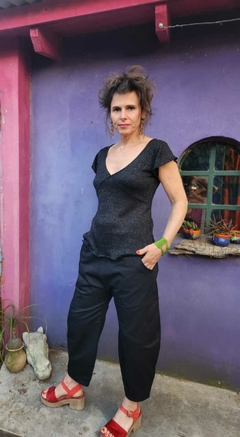 Pantalon Bagui Gabardina Negro