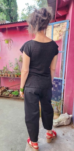 Pantalon Bagui Gabardina Negro - Lalá
