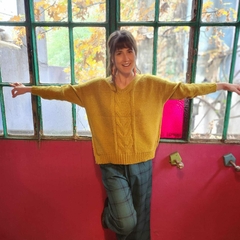 Pullover de lana trenza - comprar online