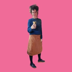 Falda Guerrera de corderoy - Lalá