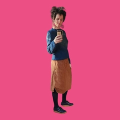 Falda Guerrera de corderoy - tienda online