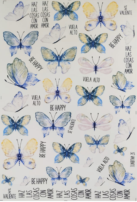 Mariposas Pastel