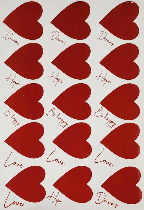 Corazones be happy H