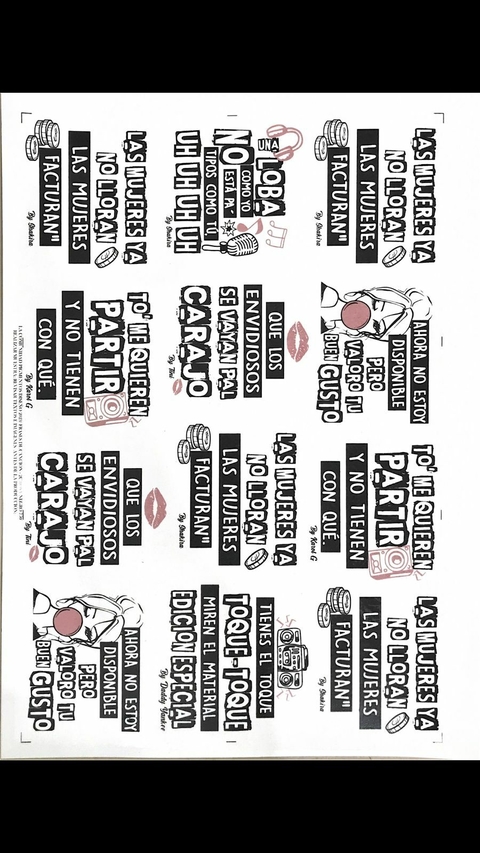 Las mujeres ya no lloran rosa / negro