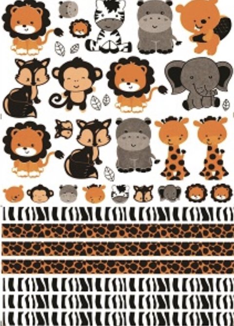 Animalitos Selva print y cebra