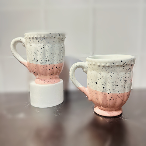 Taza puntitos bi color