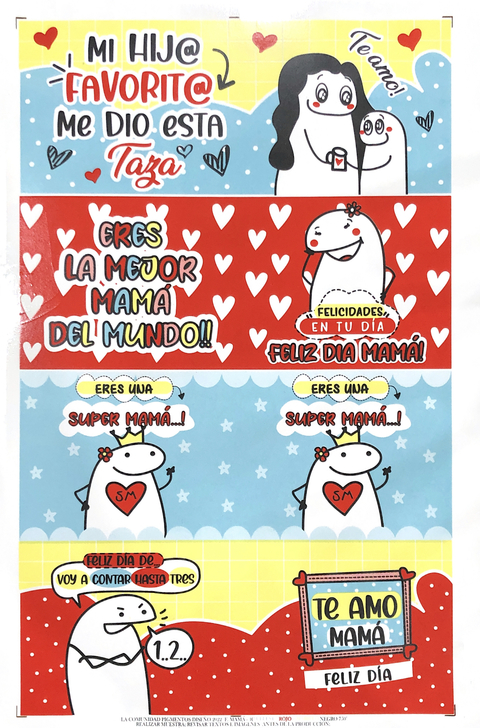 MAMÁ ENVOLVENTE ROJO CG