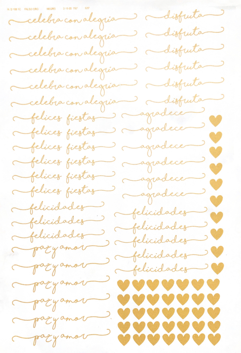 Felices fiestas Dorado o Negro ( vidrio y cerámica )