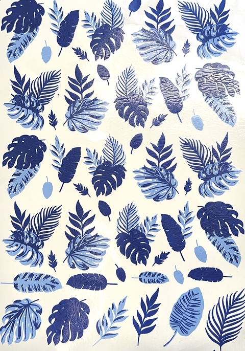 HOJAS AZUL TURQUESA C.A