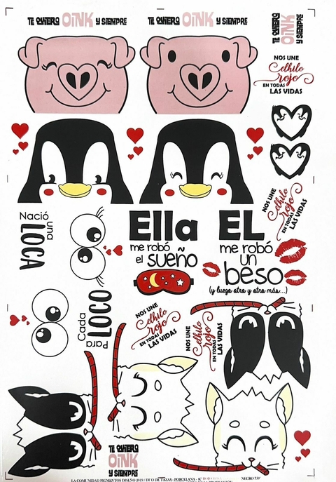 Te quiero OINK y siempre caras ART.17