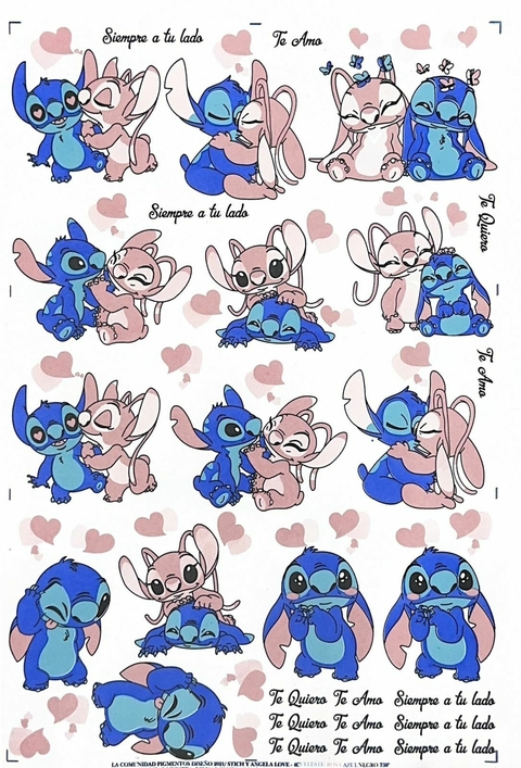 Stich y angela enamorados CG