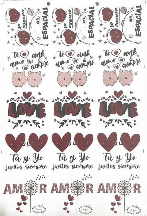 Love/amor rojo