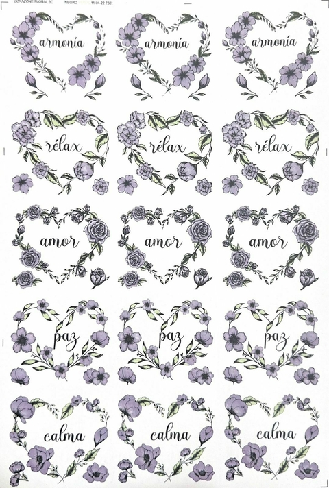 Corazones con frases