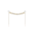 Cake topper Felicidades con estrellas plateado