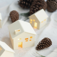 Imagen de SET x2: CASITAS LUMINARIAS (+ Velitas)