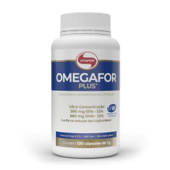 Ômegafor Plus - 120 cap - Vitafor
